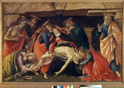 El llanto de Cristo de Sandro Botticelli